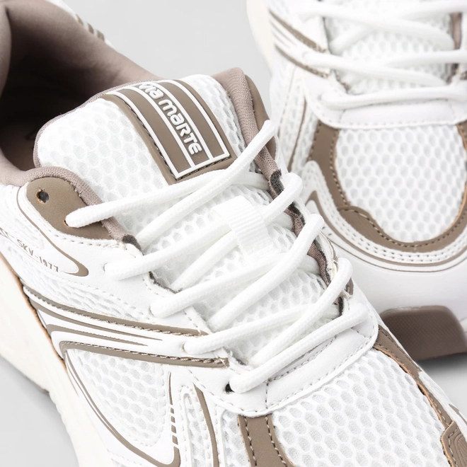 Tênis Casual Feminino Via Marte Mesh Branco