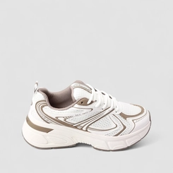 Tênis Casual Feminino Via Marte Mesh Branco