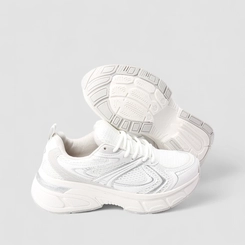 Tênis Casual Feminino Via Marte Mesh Branco