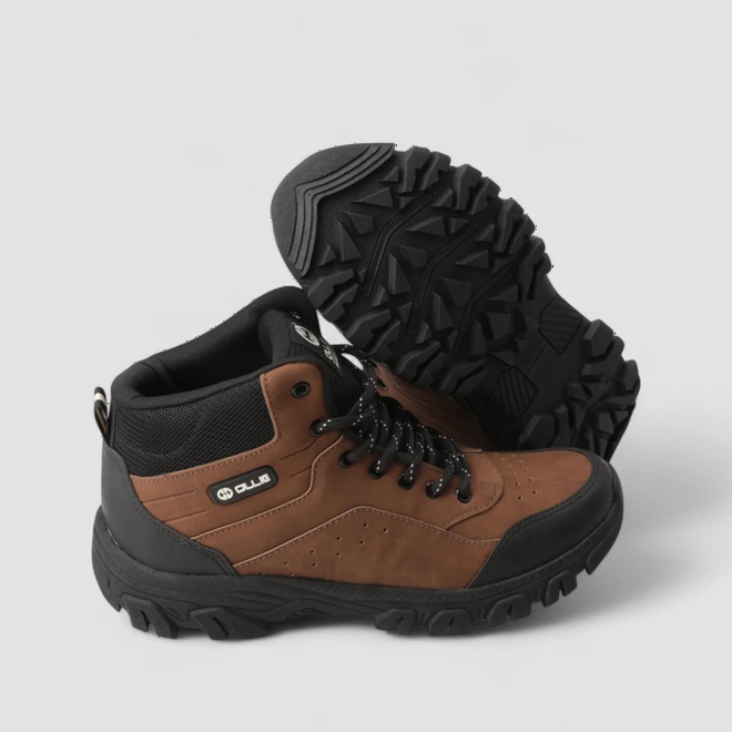 Coturno Masculino Ollie Originals Mesh Marrom