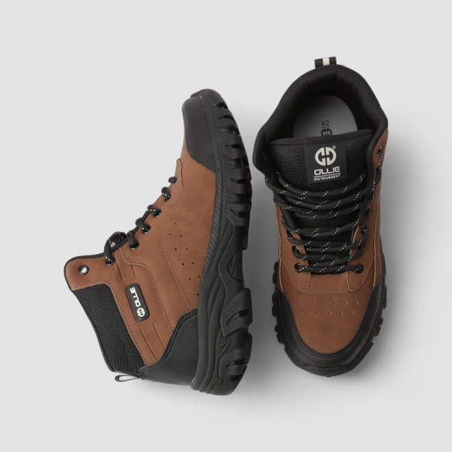 Coturno Masculino Ollie Originals Mesh Marrom