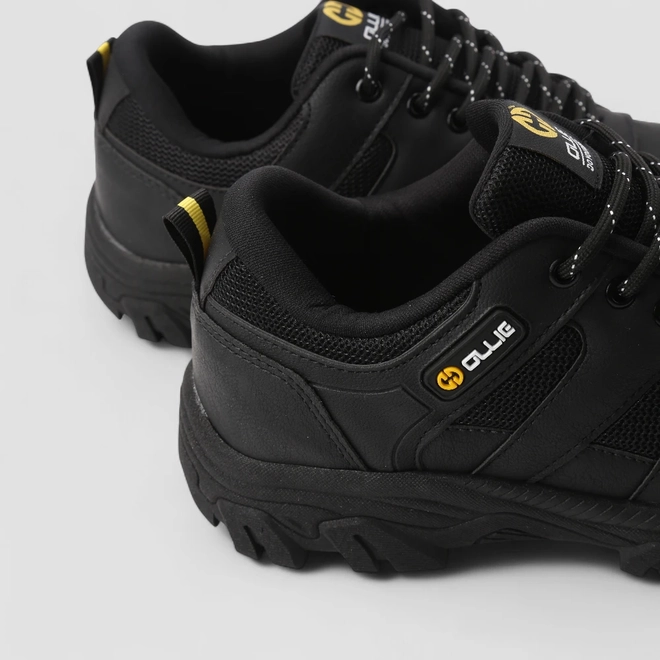 Bota Trekking Masculina Ollie Originals Adventure Mesh Preta