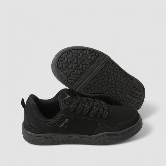 Tênis Esportivo Masculino Vertus Nobuck Preto
