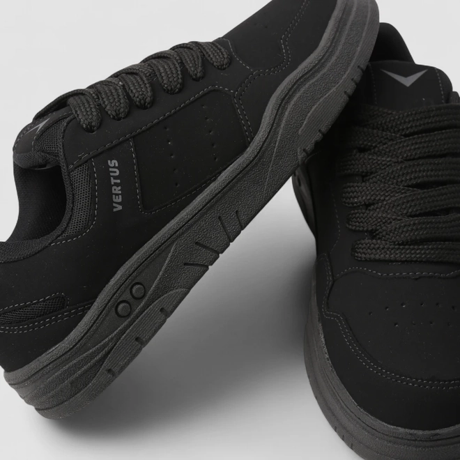 Tênis Esportivo Masculino Vertus Nobuck Preto