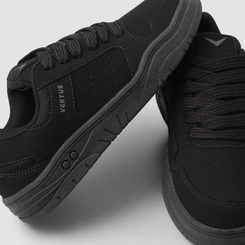 Tênis Esportivo Masculino Vertus Nobuck Preto