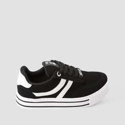 Tênis Casual Feminino Via Marte Nobuck Preto