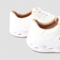 Tênis Chunky Feminino Modare Enfeite Pedraria Glitter Branco