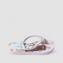 Chinelo Infantil Havaianas Original Frozen Lilás