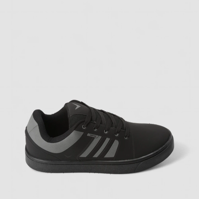 Tênis Casual Masculino Vertus Nobuck Faixa Preto