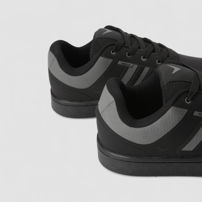 Tênis Casual Masculino Vertus Nobuck Faixa Preto