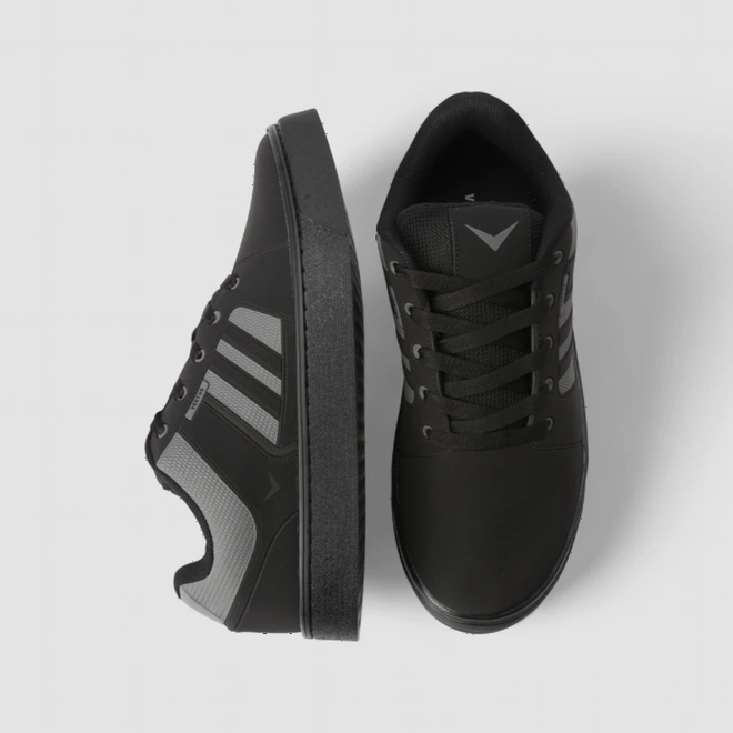 Tênis Casual Masculino Vertus Nobuck Faixa Preto