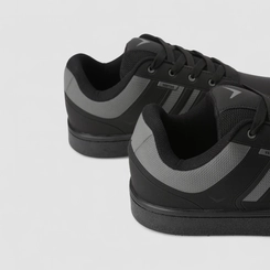 Tênis Casual Masculino Vertus Nobuck Faixa Preto