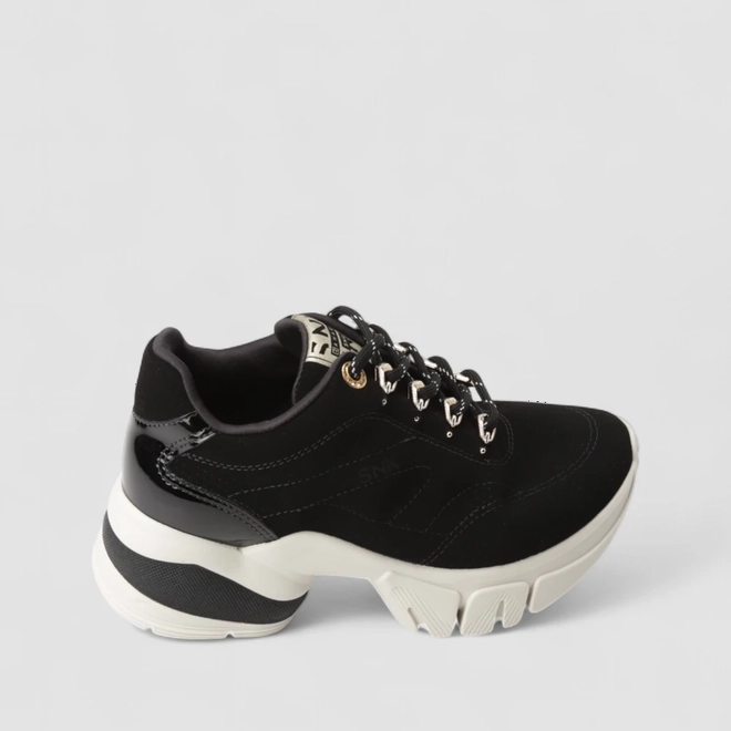 Tênis Casual Ramarim Sintético Nobuck Preto