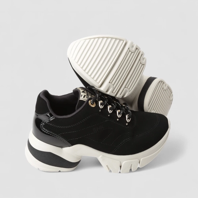 Tênis Casual Ramarim Sintético Nobuck Preto