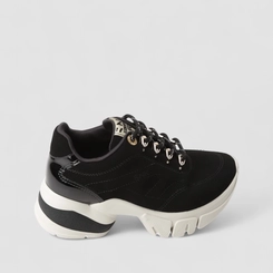 Tênis Casual Ramarim Sintético Nobuck Preto