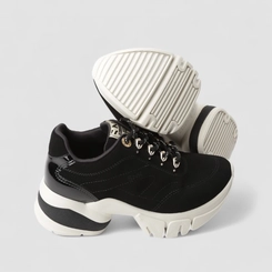 Tênis Casual Ramarim Sintético Nobuck Preto