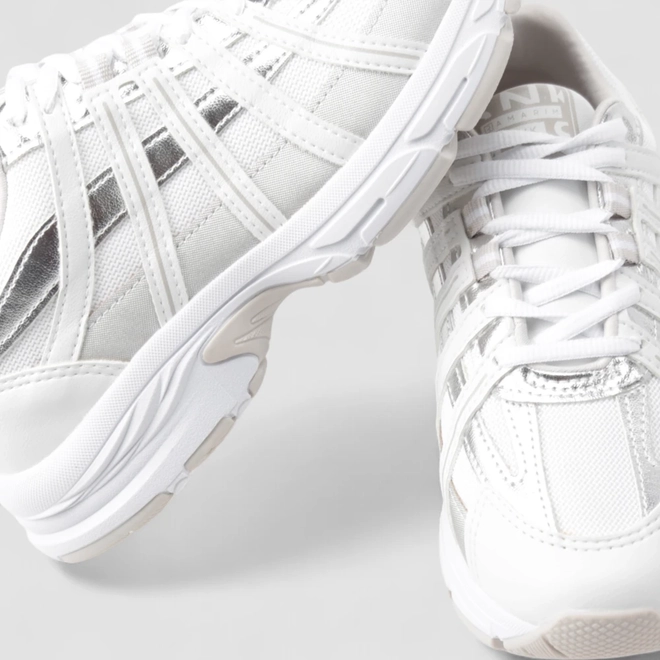 Tênis Casual Feminino Ramarim Detalhes Prata Mesh Branco