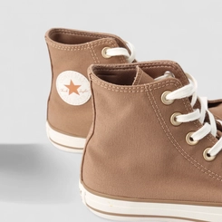 Tênis Casual Converse All Star Summer Metals Original Cano Alto Marrom
