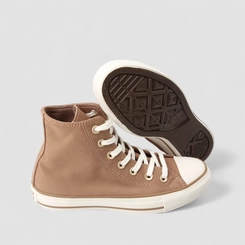 Tênis Casual Converse All Star Summer Metals Original Cano Alto Marrom