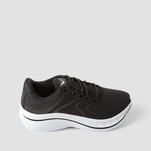 Tênis Esportivo Feminino Vertus Texturizado Preto