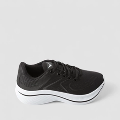 Tênis Esportivo Feminino Vertus Texturizado Preto