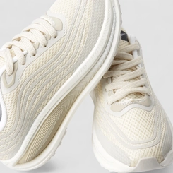 Tênis Esportivo Feminino Vertus Faixas Estilizadas Off White