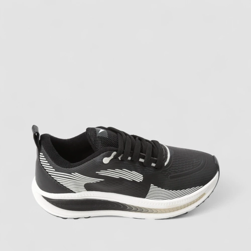 Tênis Esportivo Feminino Vertus Texturizado Preto
