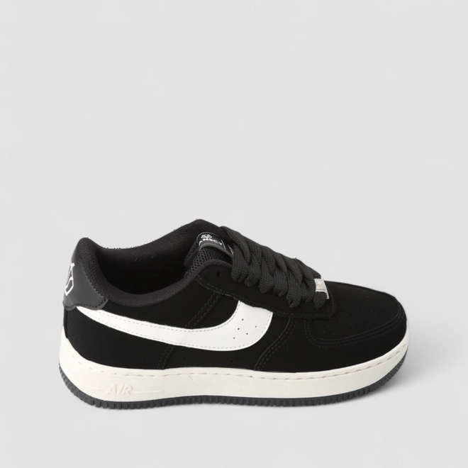 Tênis Casual Feminino Vanscy Nobuck Preto