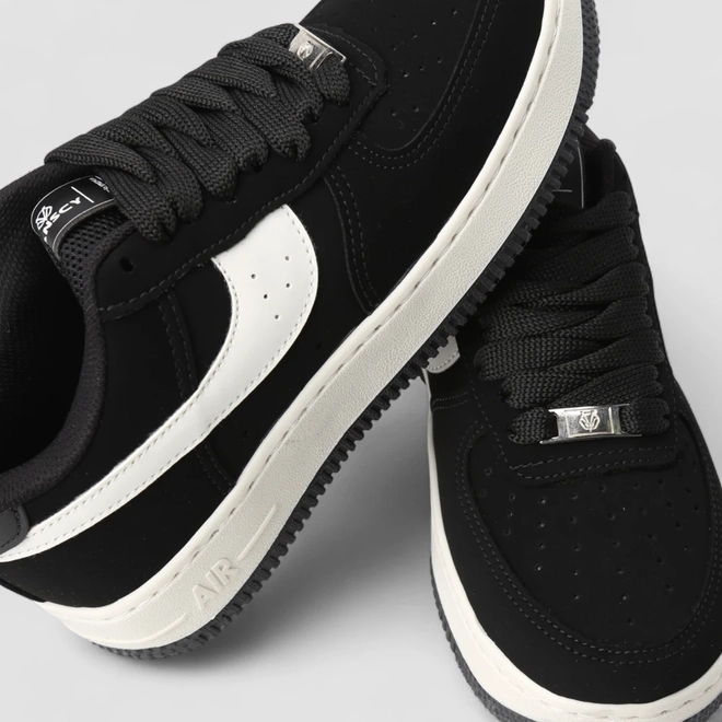 Tênis Casual Feminino Vanscy Nobuck Preto