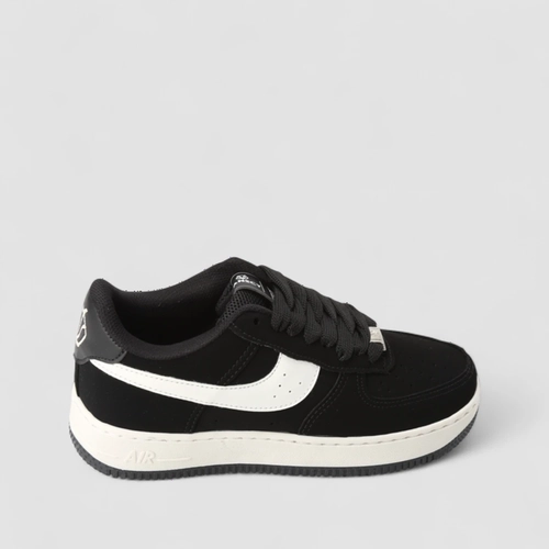 Tênis Casual Feminino Vanscy Nobuck Preto