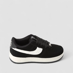 Tênis Casual Feminino Vanscy Nobuck Preto