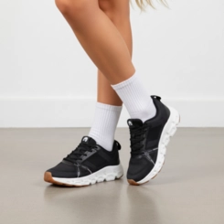 Tênis Chunky Feminino Vertus Texturizado Preto