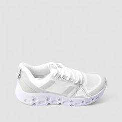 Tênis Chunky Feminino Vertus Texturizado Branco & Cinza