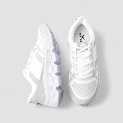 Tênis Chunky Feminino Vertus Texturizado Branco & Cinza