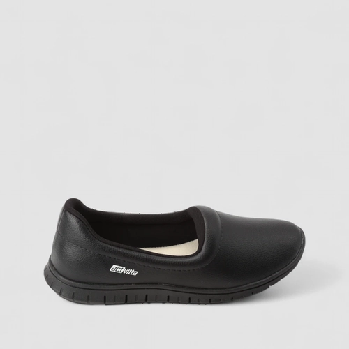 Slip On Feminino Actvitta Calce Fácil Preto