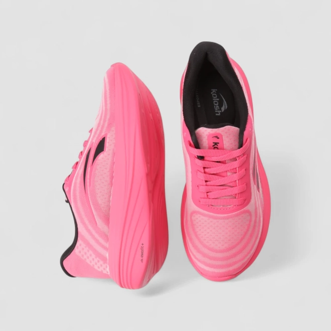 Tênis Esportivo Feminino Kolosh Mesh Rosa Pink