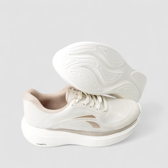 Tênis Esportivo Feminino Kolosh Mesh Bege