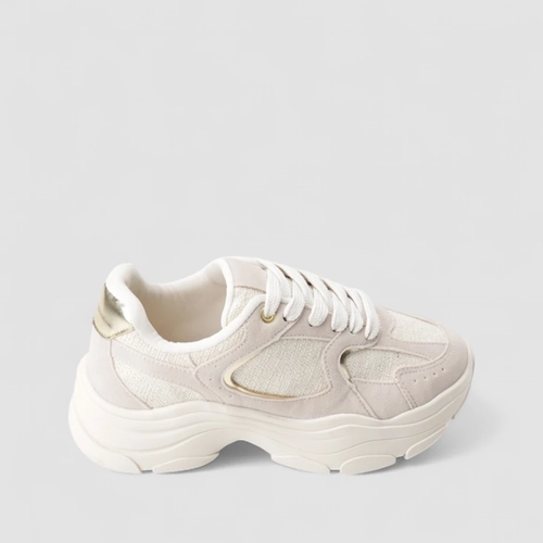 Tênis Chunky Feminino Gabriela Camurça Trama Off White