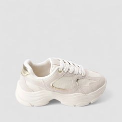 Tênis Chunky Feminino Gabriela Camurça Trama Off White