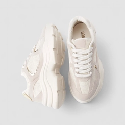 Tênis Chunky Feminino Gabriela Camurça Trama Off White