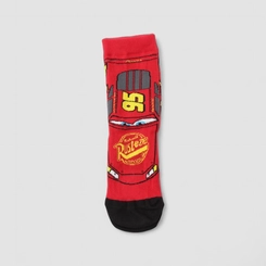 Meia Infantil Lupo Relâmpago McQueen 30-36 Vermelha