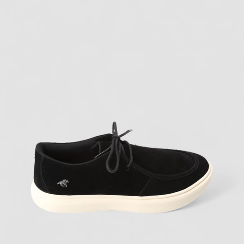Tênis Casual Masculino Polo Go Camurça Preto