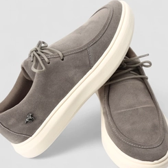 Tênis Casual Masculino Polo Go Camurça Cinza