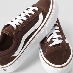 Tênis Casual Feminino Star Feet Recorte Camurça Marrom