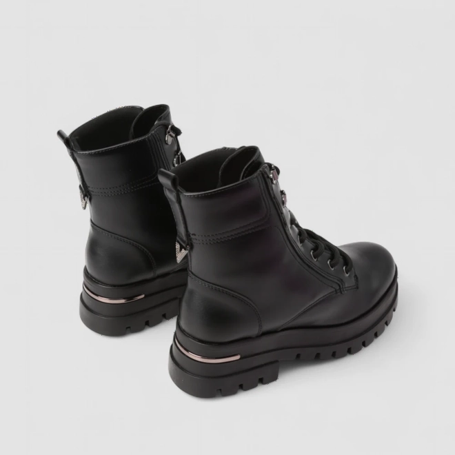 Coturno Feminino Via Marte Tratorado Presponto Preto