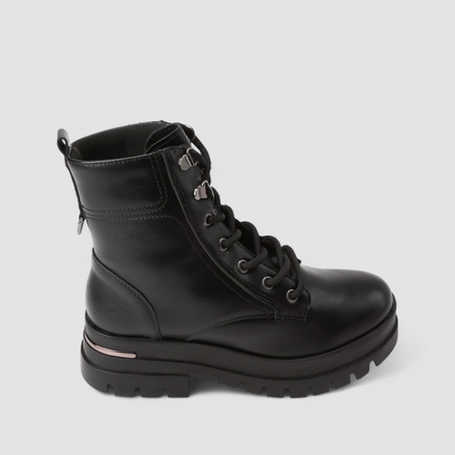 Coturno Feminino Via Marte Tratorado Presponto Preto