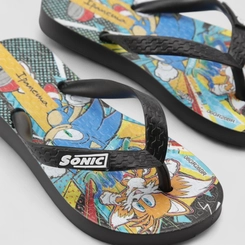 Chinelo Infantil Ipanema Sonic Lets Preto