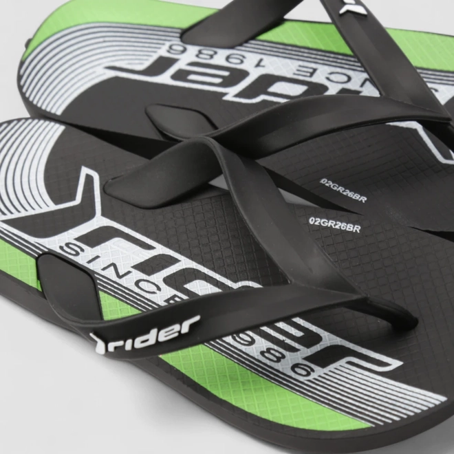 Chinelo Infantil Rider Feel Urban Preto