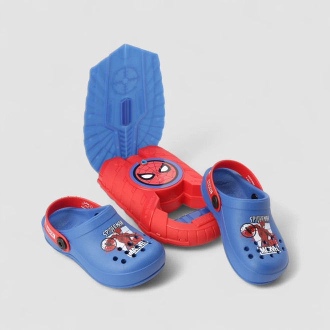 Babuche Infantil Grendene Kids Homem-Aranha + Brinde Marinho