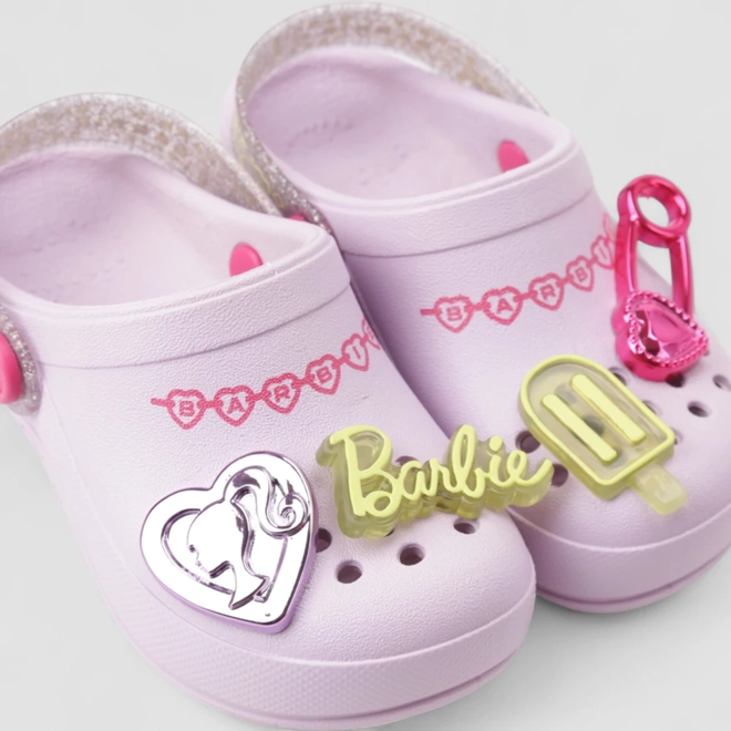 Babuche Infantil Grendene Kids Barbie + Brinde Lilás